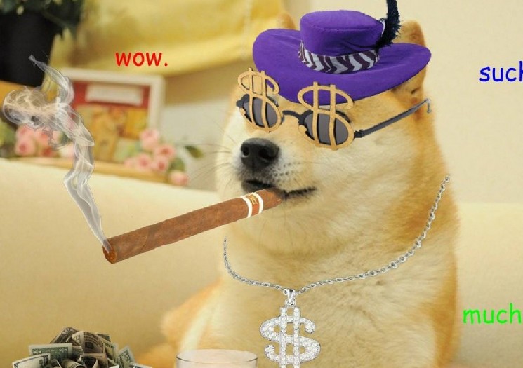 Dogecoin Open Futures STAPS STUCK, чтобы записать 16B DOGE в качестве цены на линию нисходящего тренда.