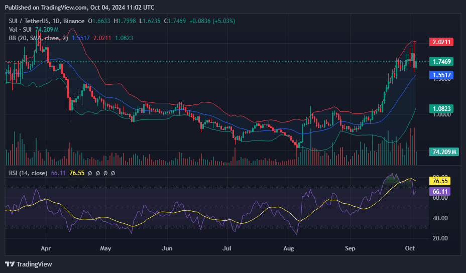 SUI price tanks after hitting a six-month high amid market volatility - 1