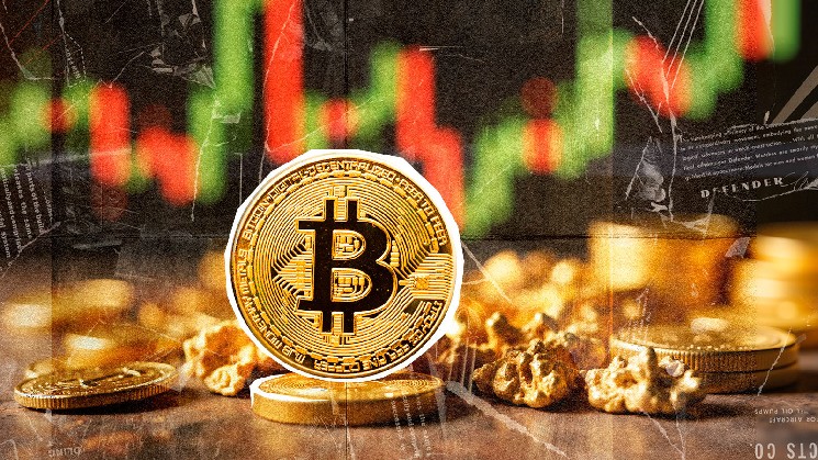 Биткойн забивает Ultra Rare Golden Cross против золота