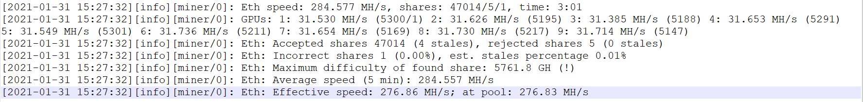 eth effective speed что это