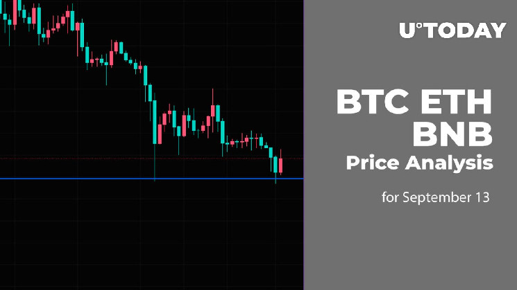 Анализ цен BTC, ETH и BNB за 13 сентября