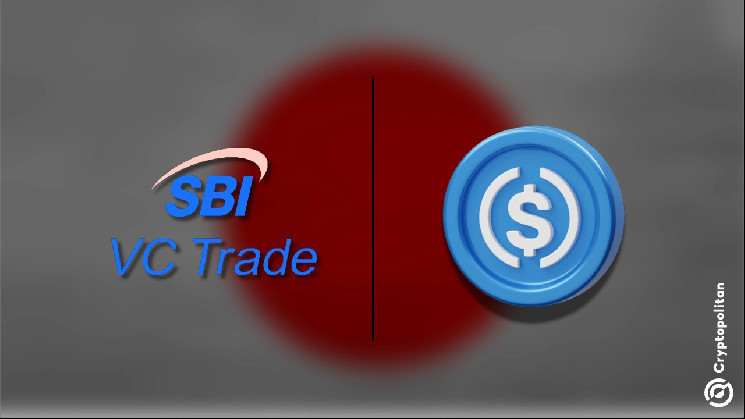 La version bêta de l’USDC en direct sur la plate-forme SBI VC SBI du Japon