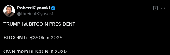 Роберт Кийосаки призвал инвестировать в биткоин прямо сейчас
