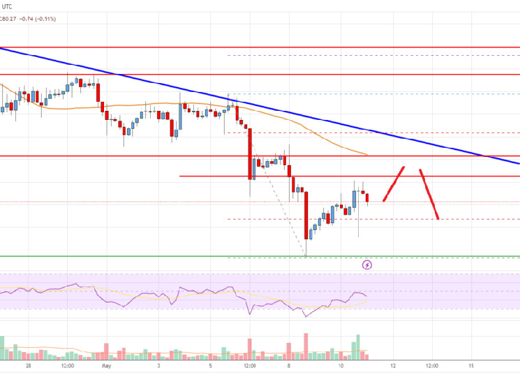 Анализ цен на Litecoin (LTC): быки сталкиваются с трудностями