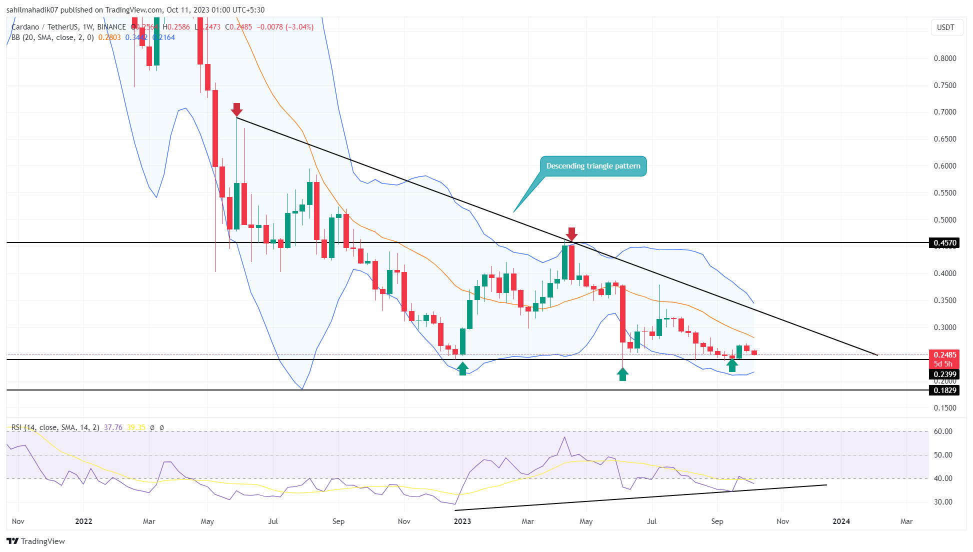 Analisis Harga Cardano: Haruskah Anda Memasuki ADA dengan Penurunan $0.24?