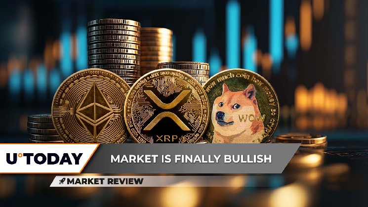 Ethereum (ETH): ключевой прорыв, Новая надежда? XRP: Решающий прорыв, обеспеченный выше $ 2,2, Dogecoin (Doge) Bull Run наконец -то начинается?