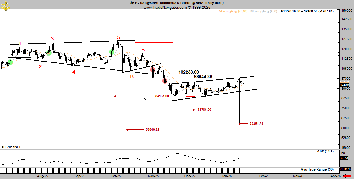 Peter Brandt's Bitcoin Price Prediction