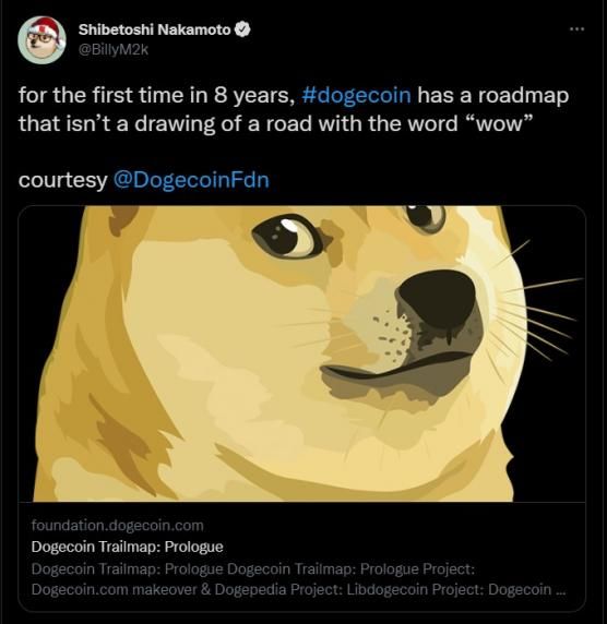 Dogecoin впервые в своей истории объявляет дорожную карту