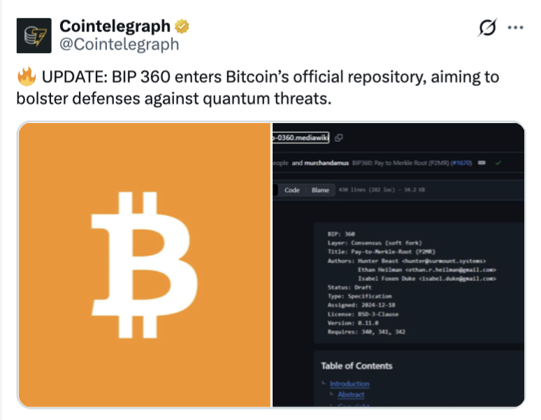 Cryptocurrencies, Bitcoin Price, Quantum Computing