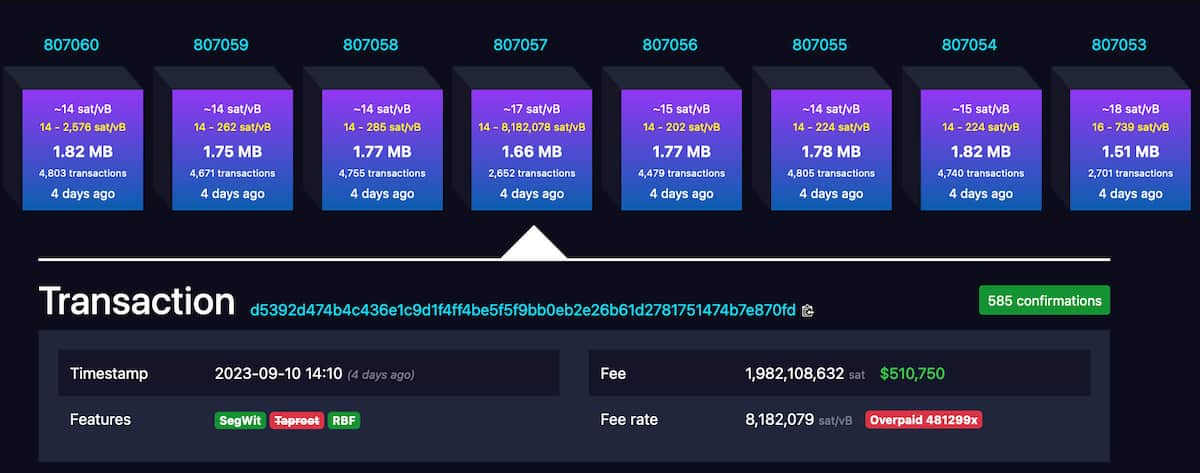 Разработчик Биткойна говорит, что «плата есть комиссия» за возврат 510 тысяч долларов, уплаченных по ошибке