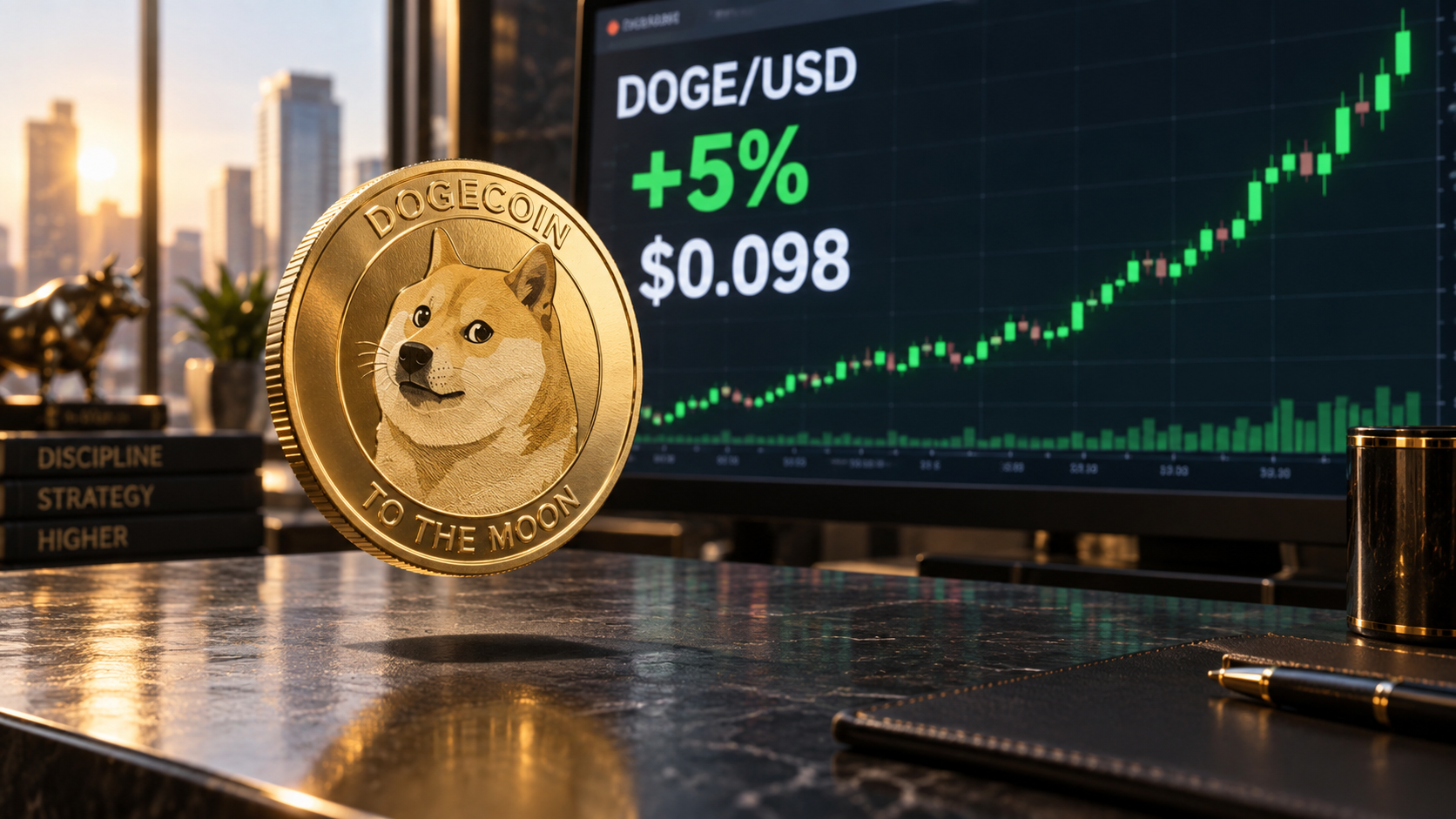 Dogecoin approaches $0.10 after 19% Rally as ETF inflows pick up