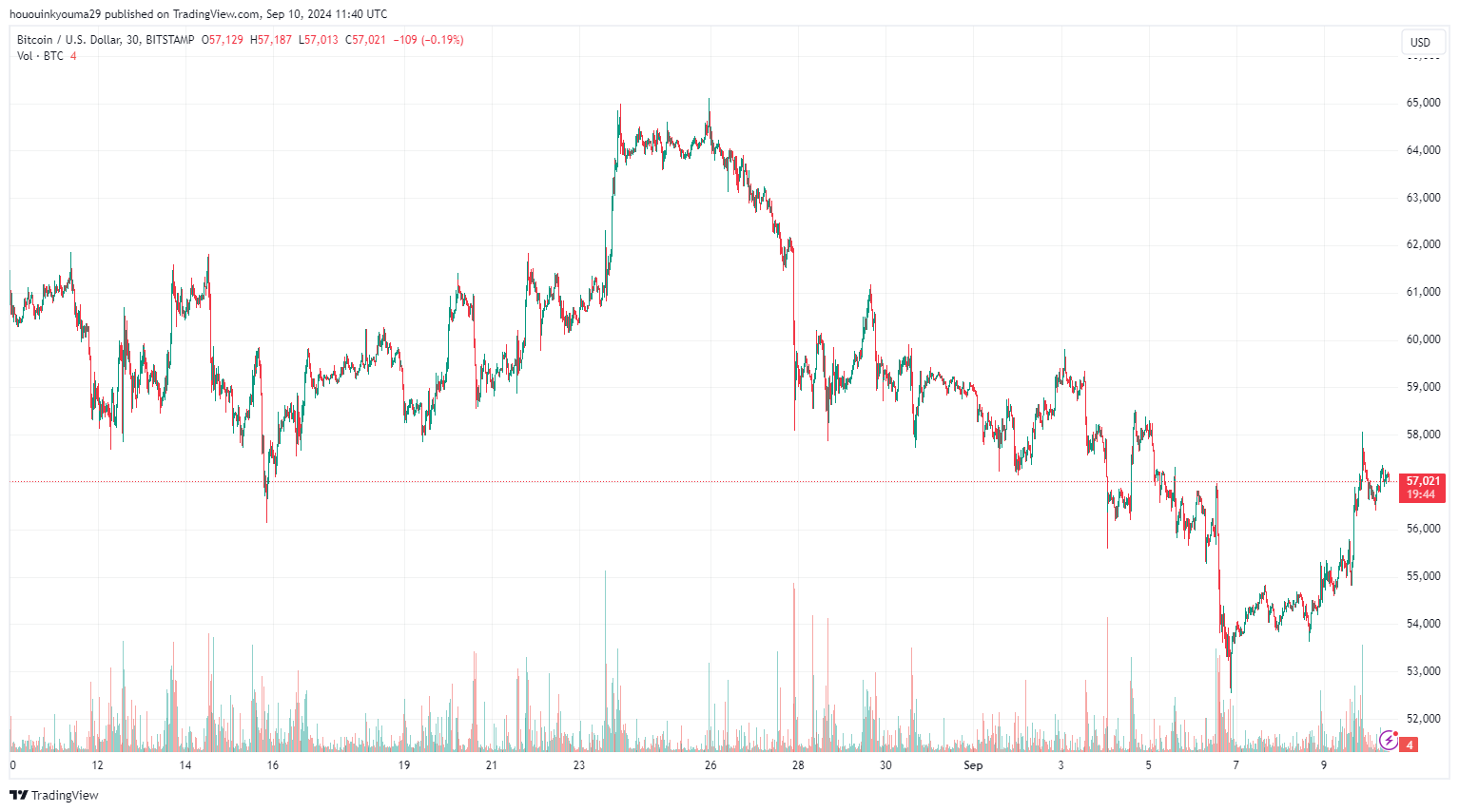 BITSTAMP: Изображение графика BTCUSD от hououinkyouma29