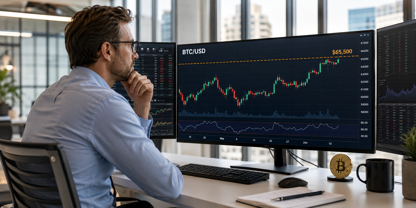 Why is Bitcoin stuck near $65,000 despite stronger ETF inflows?