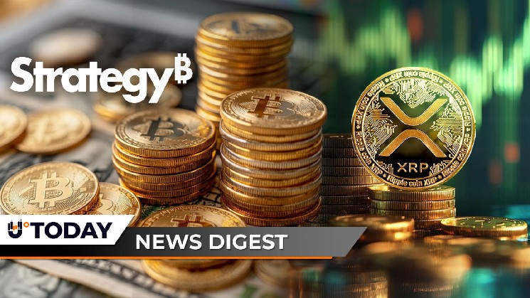 Strategy (MSTR) Buys $1.3 Billion Worth of Bitcoin, Ripple Secures Major Partnership, SBI Offers XRP Rewards to Investors — Top Weekly Crypto News