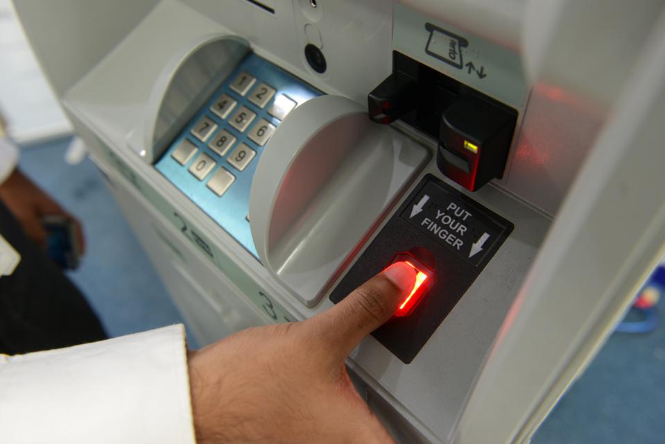 Aadhaar Biometric Enabled ATM
