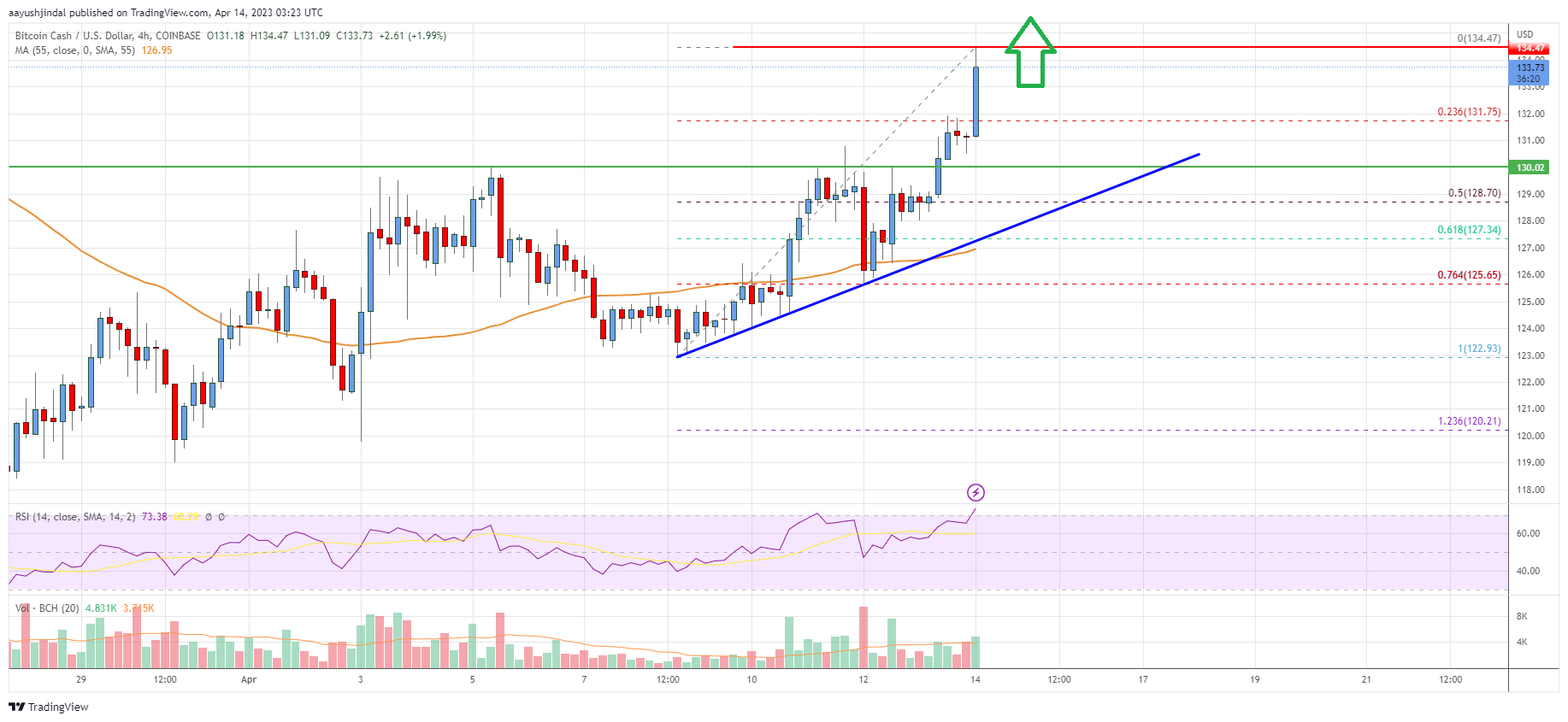 Analisis Bitcoin Cash: Target Bulls Lebih Tinggi Kemungkinan Target $150