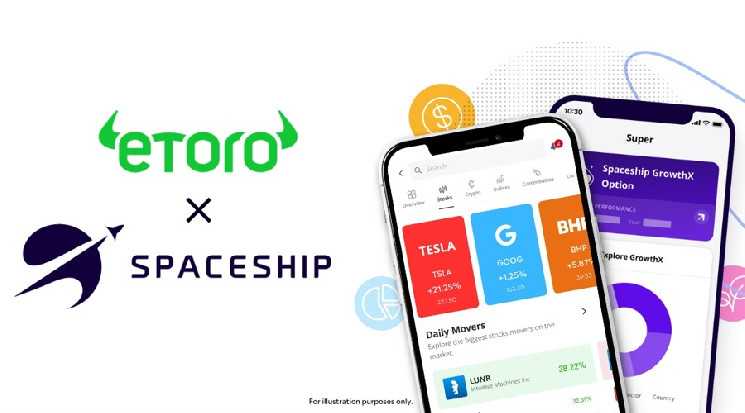 eToro приобретает австралийское инвестиционное приложение Spaceship за 55 миллионов долларов