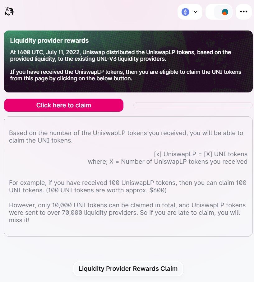 uniswap fake claim