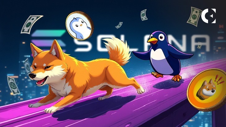 Memecoins на базе Solana выигрывает 5% сегодня, так как Sol Price Rallies выше 200 долларов США.