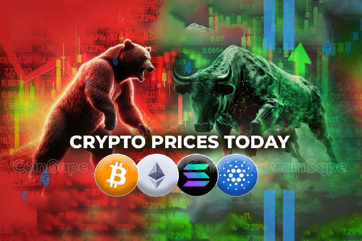 Цены на криптовалюту сегодня, 19 апреля: биткойн стоит 62 тысячи долларов, Ethereum приближается к 2900 долларам, SOL восстанавливается