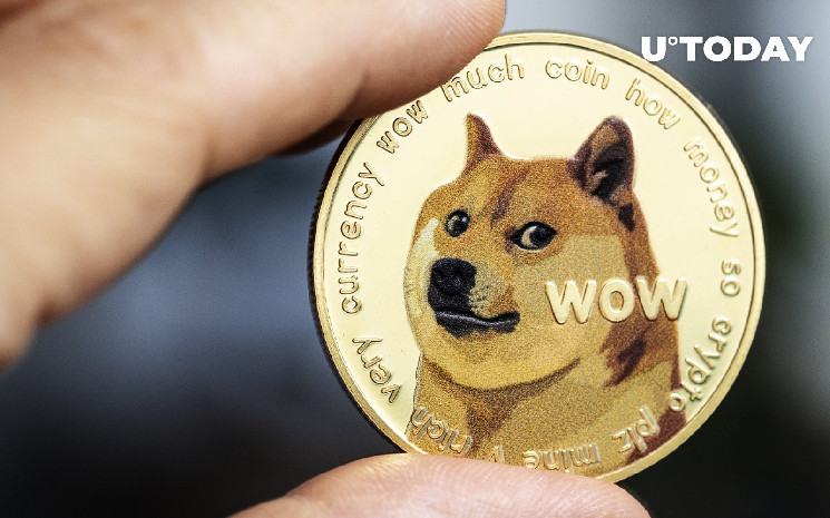 Массовый перевод Dogecoin (DOGE) отправлен на Coinbase