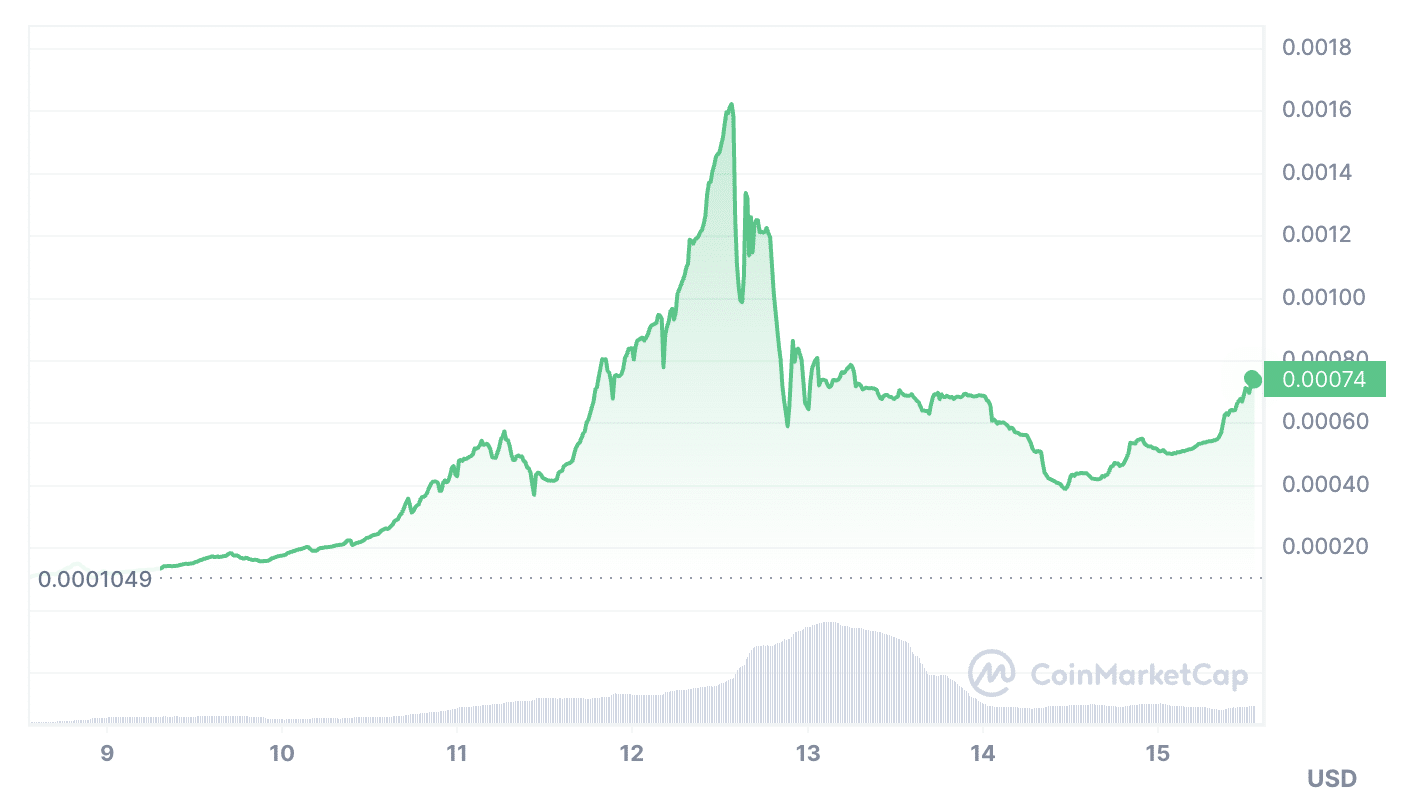 This token is up 600% in a week amid meme coin rally - 1