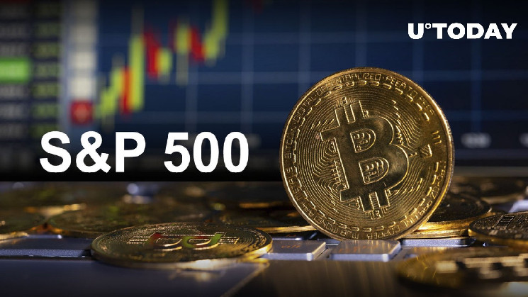 Корреляция Биткойна с индексом S&P 500 падает, поскольку BTC разбивает индекс по недельной доходности