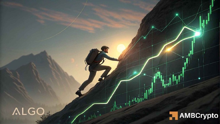 Algorand spikes 17% – Will resistance cap ALGO’s upside at $0.11?