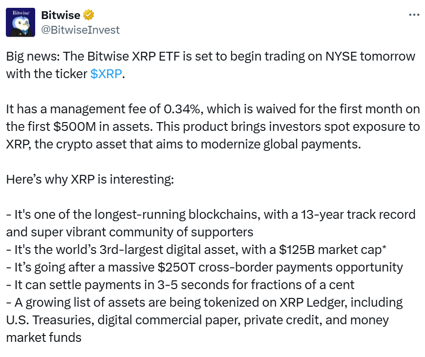 XRP, Asset Management, ETF