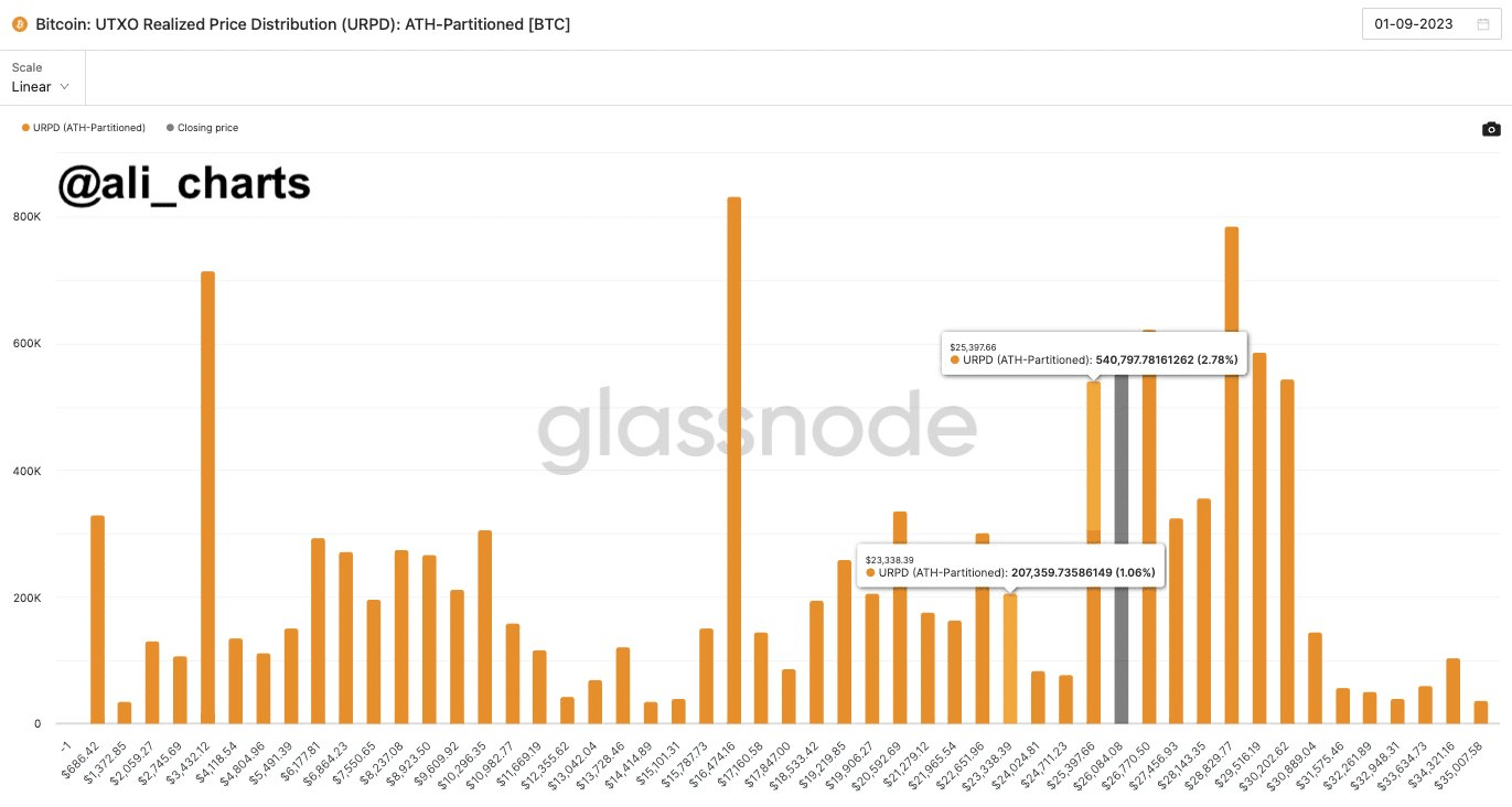 Сохранится ли биткойн выше отметки в 25 400 долларов?