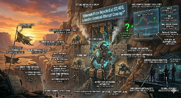 El preu d’Ethereum rebutjat a 2.400 dòlars, s’acosta un altre intent de ruptura? El preu d’Ethereum rebutjat a 2.400 dòlars, s’acosta un altre intent de ruptura?