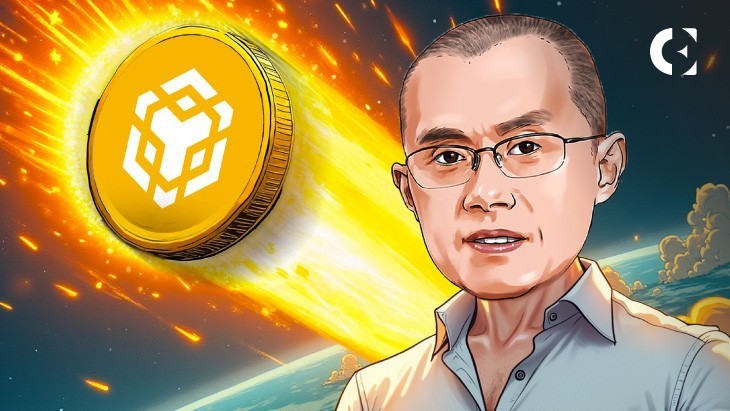 Bnb Eyes $ 700, поскольку CZ выталкивает 90% бикантного плата за цепь.