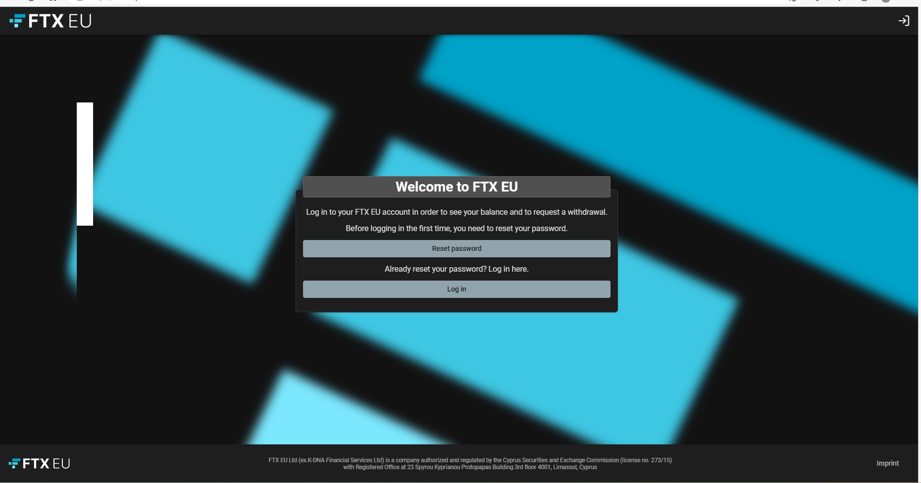 CySEC Approves New Website for FTX EU Customer Withdrawal
