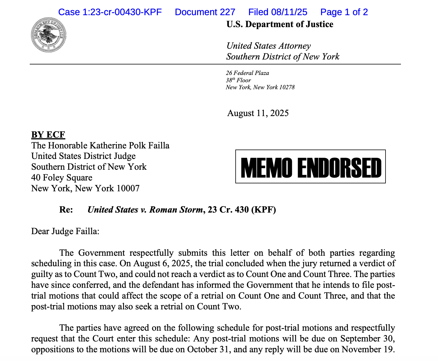 Trial, Court, Crimes, Money Laundering, Tornado Cash