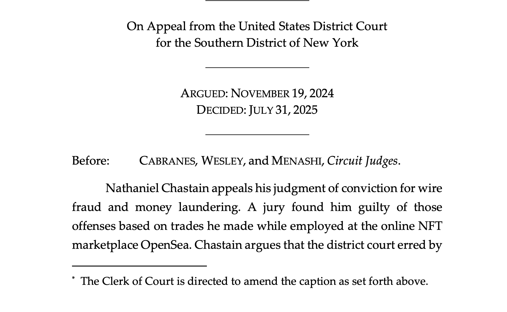 United States, Court
