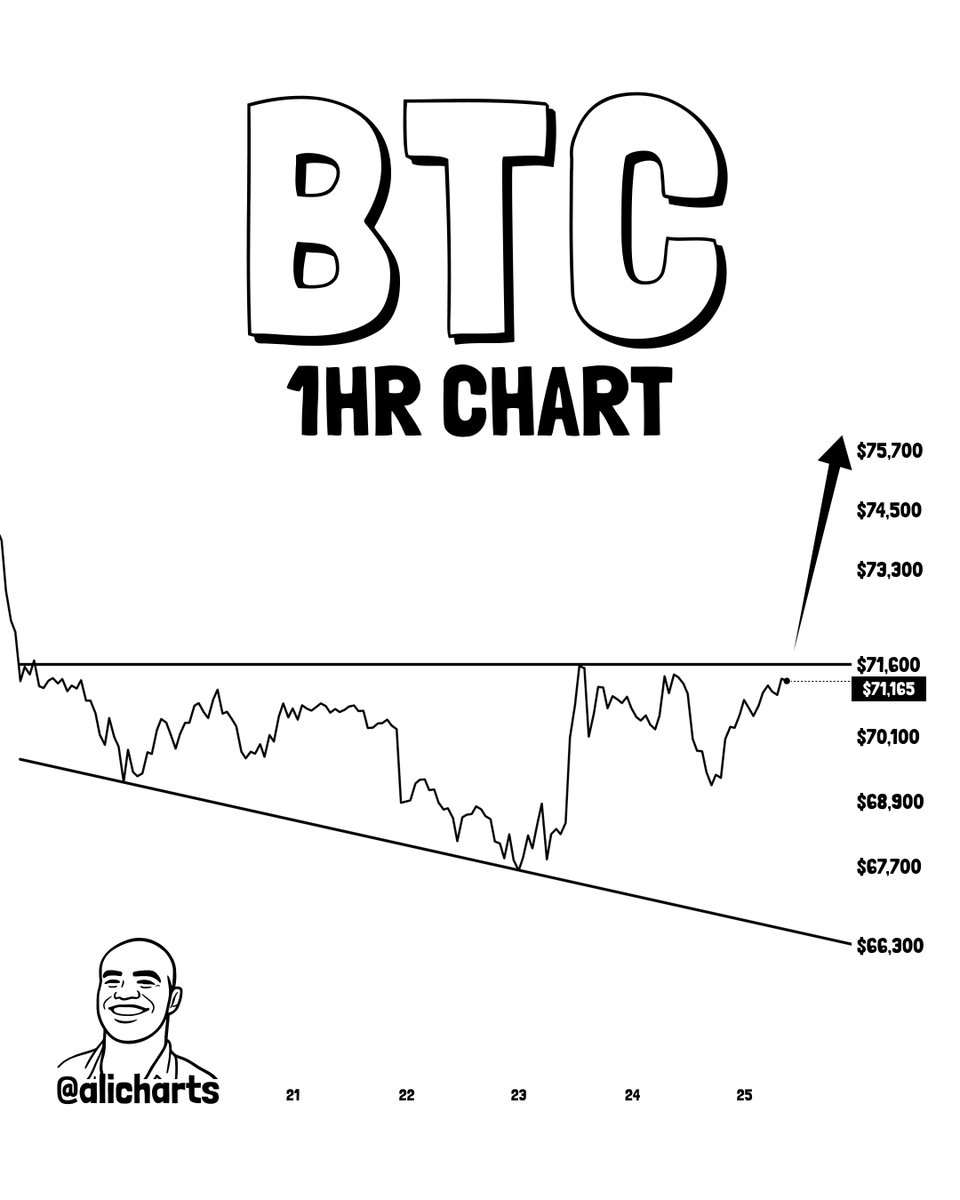 Bitcoin 1H Chart