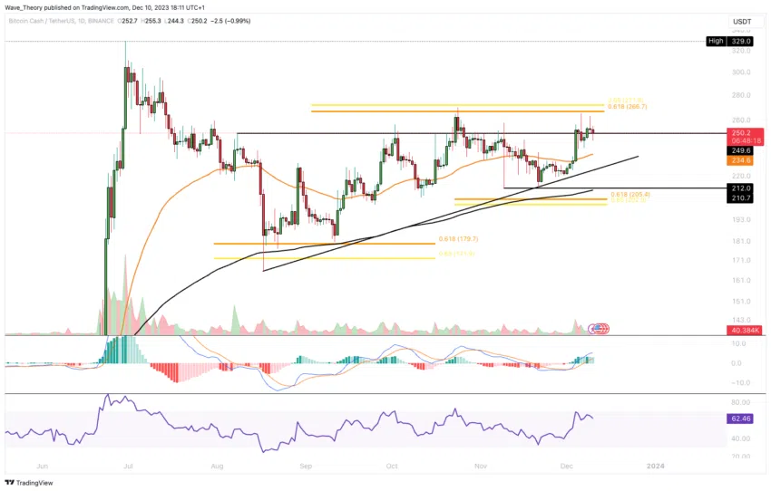 BCH Chart Analyse BeInCrypto