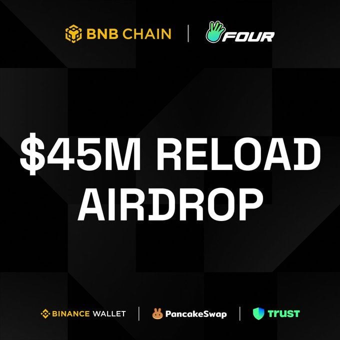 $45M Reload Airdrop announcement by BNB Chain