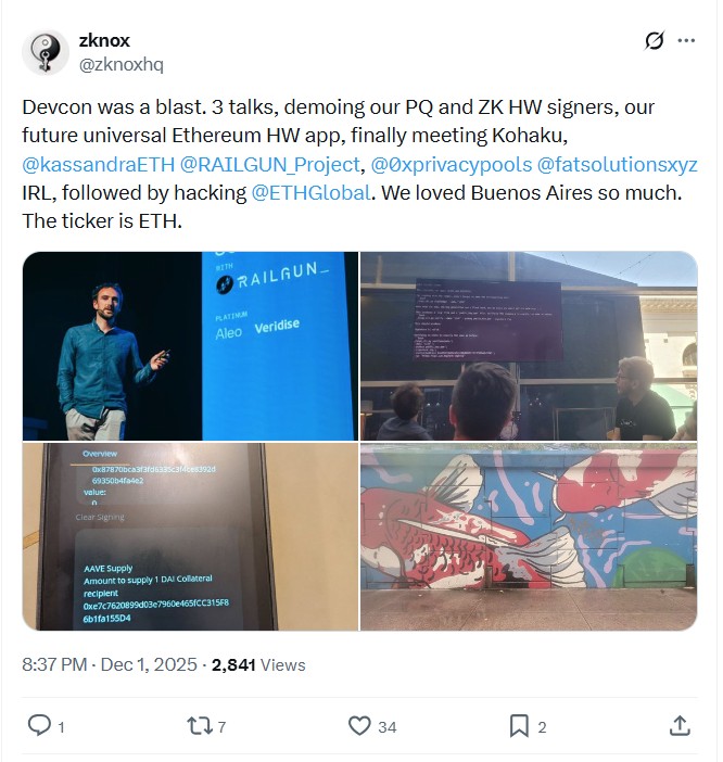 Ethereum, Quantum Computing