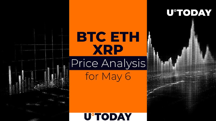 Прогноз цен BTC, ETH и XRP на 6 мая