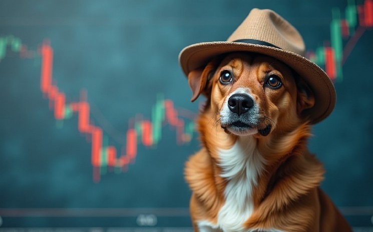 Dogwifhat вырос на 20% за 7 дней, когда монета Solana Meme восстанавливает импульс
