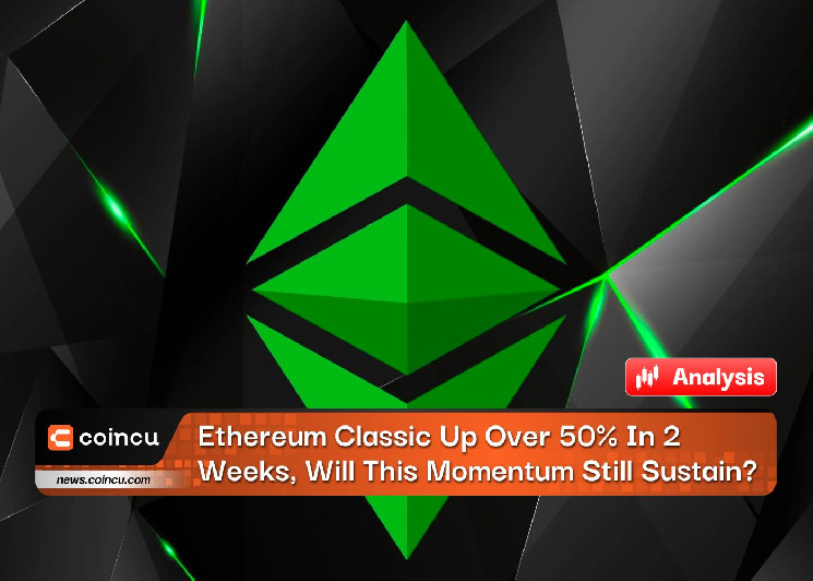 Ethereum Classic вырос более чем на 50% за 2 недели, сохранится ли этот импульс?