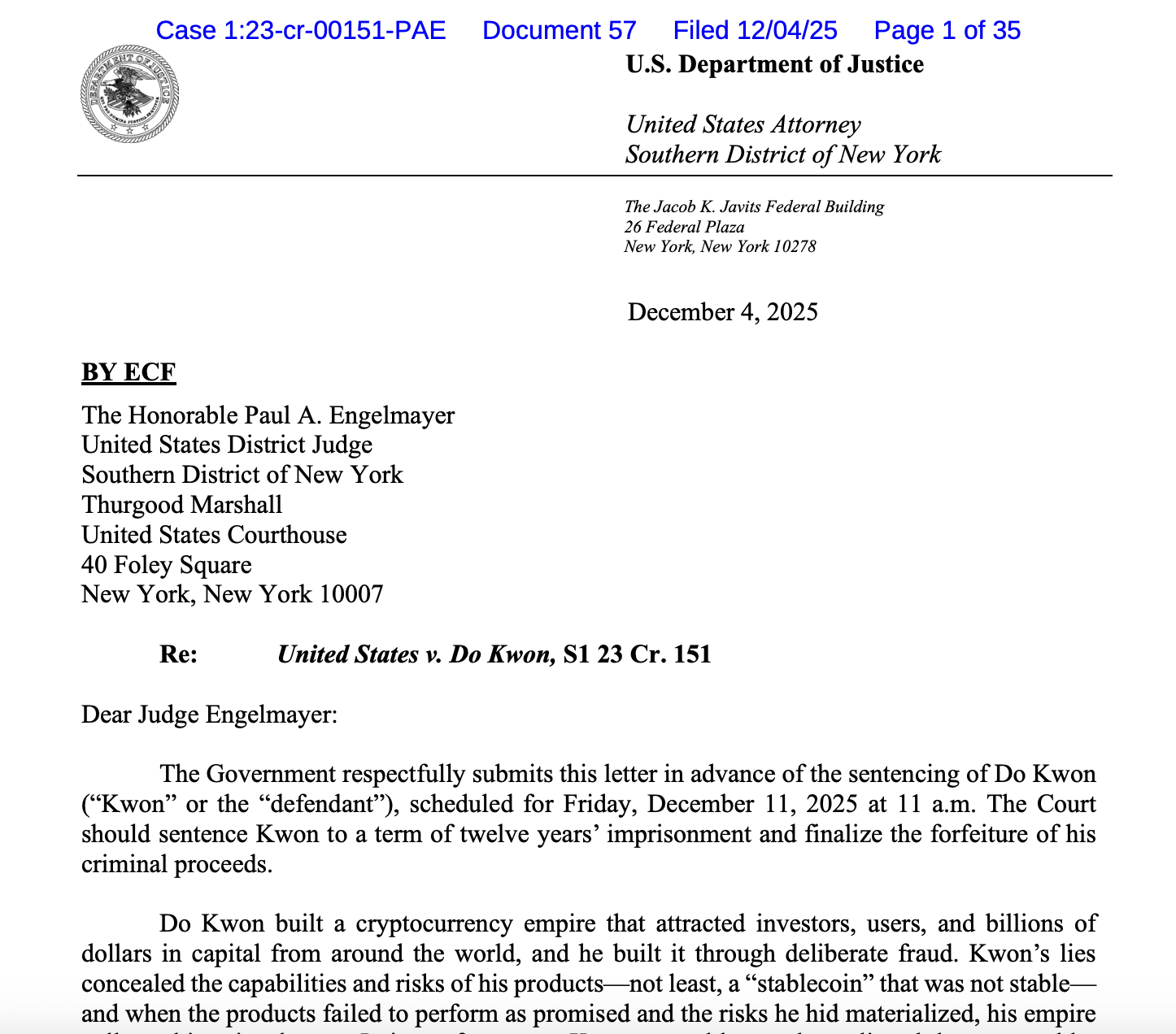 Law, United States, Court, Crimes, Terra, Do Kwon