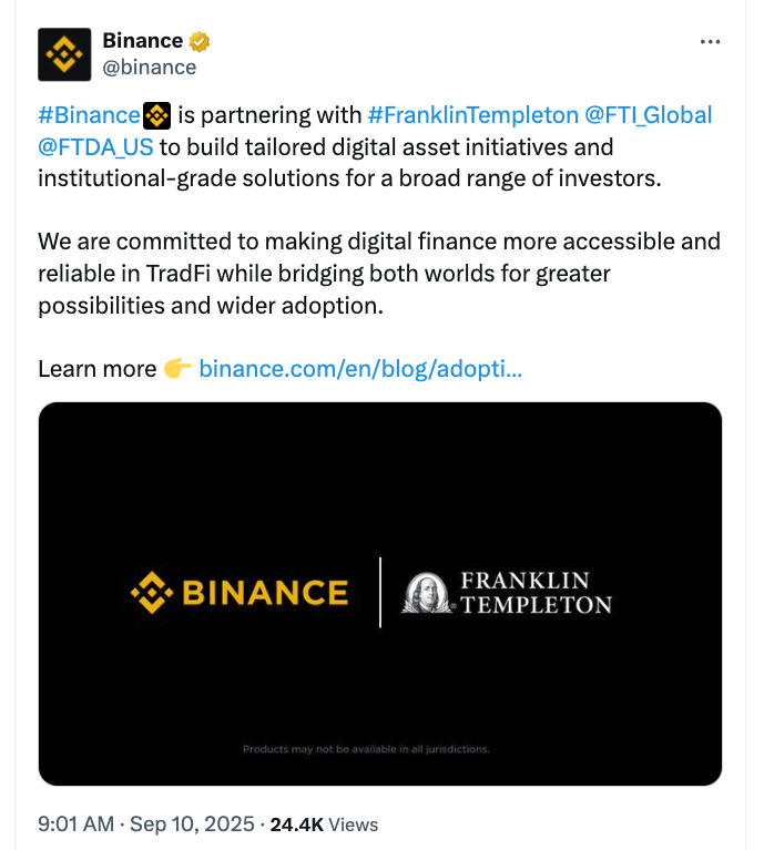 Stocks, Binance, Bitcoin ETF, Tokenization, Companies