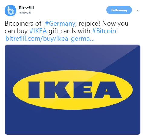 ikea bitcoin