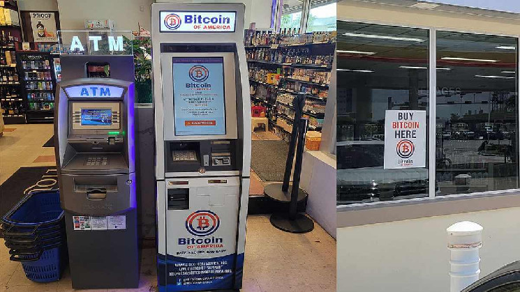 Bitcoin of America увеличила число биткоин-ATM до 2500 машин