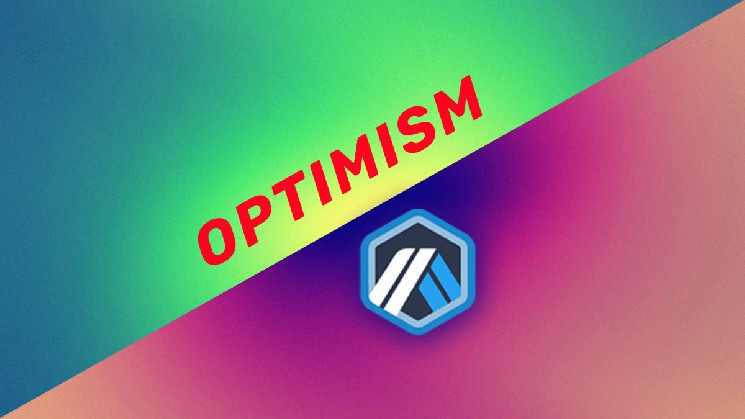 Токены Arbitrum и Optimism торгуются вблизи рекордно высоких ценовых уровней