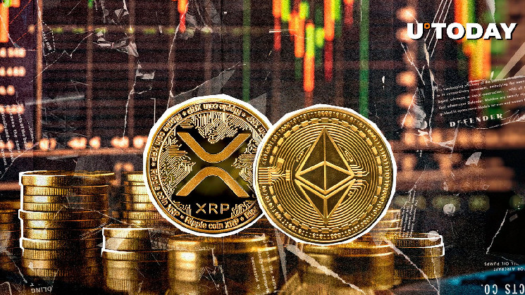 XRP достигает точки или разрыва по сравнению с Ethereum, сигнал полос Боллингера.