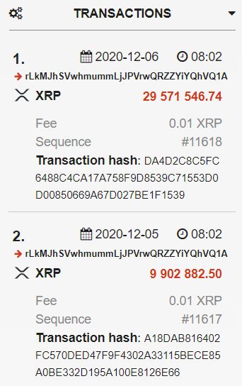 Сооснователь Ripple Джед Маккалеб продал еще 29,5 млн XRP