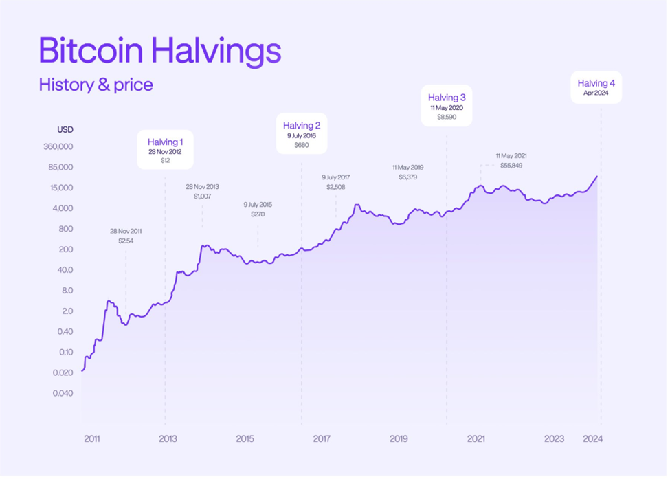 Bitcoin Halving History of Price Performance